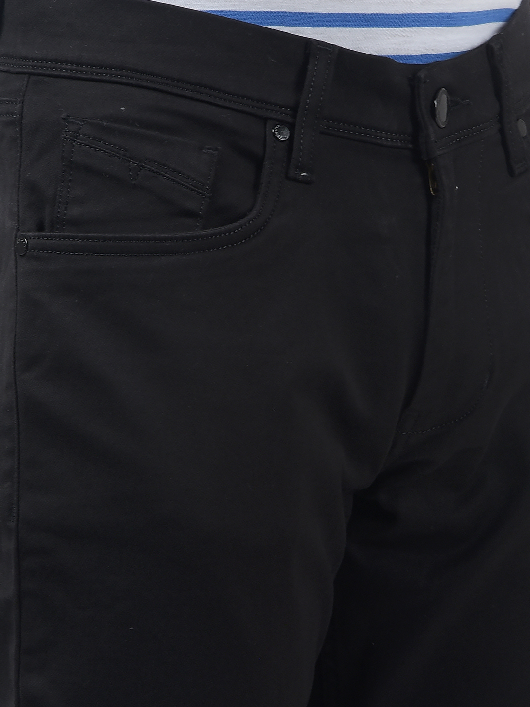 Numero Uno Men Solid Black Jeans